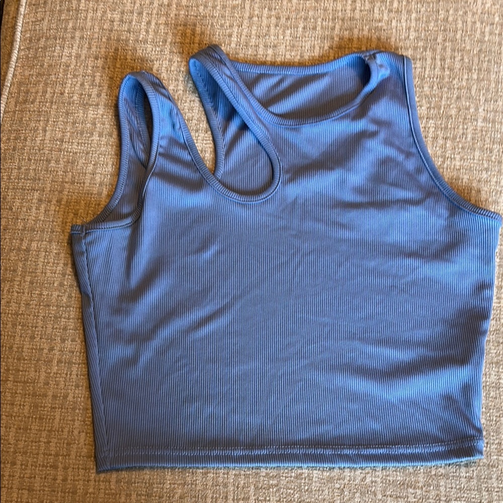 Shein Blue Sleeveless Women's tank top